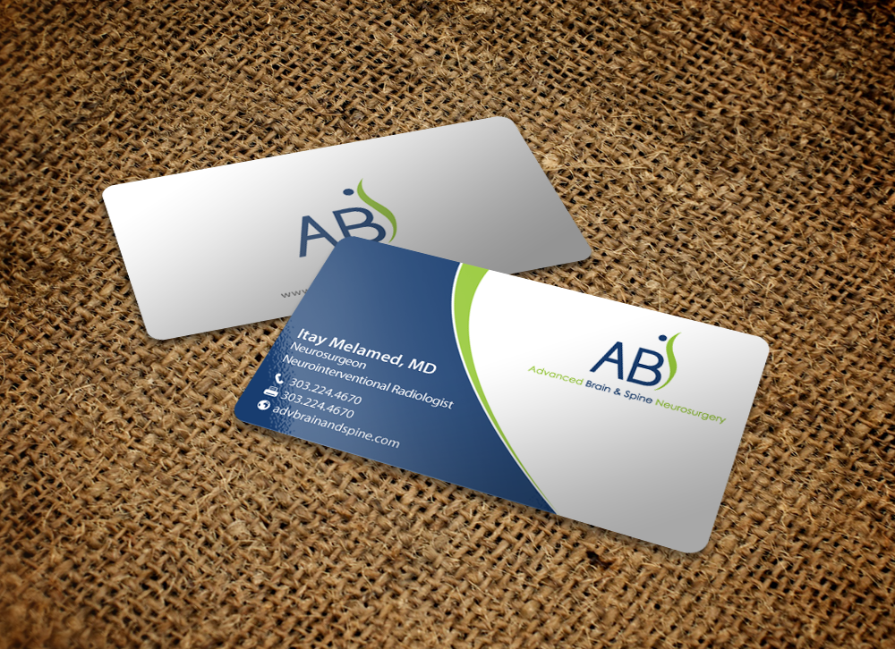 Business Card Design by chandrayaan.creative for Advanced Brain & Spine | Design #11208038