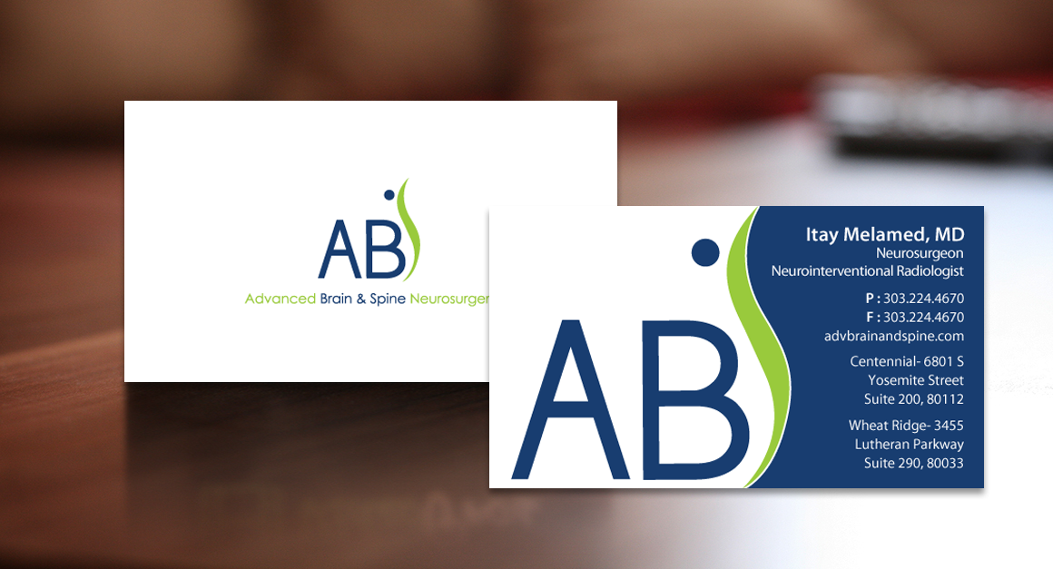 Business Card Design by chandrayaan.creative for Advanced Brain & Spine | Design #11208041