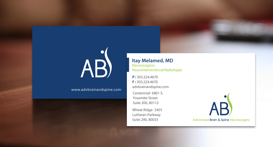 Business Card Design by chandrayaan.creative for Advanced Brain & Spine | Design #11240048