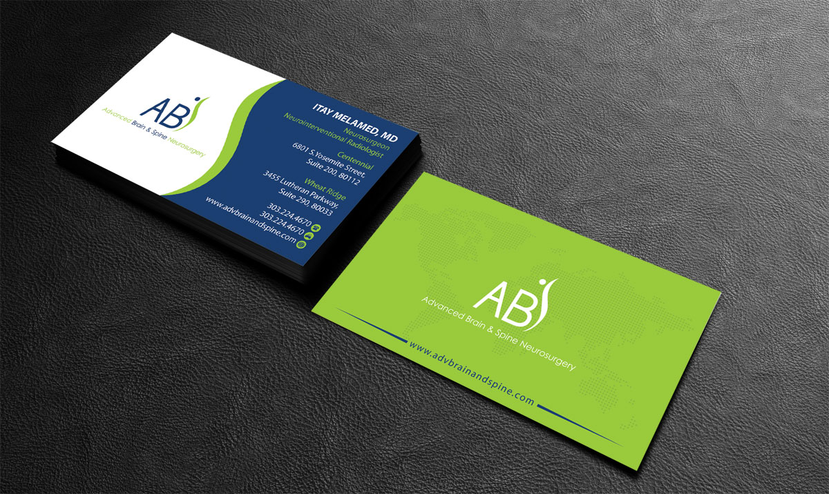 Business Card Design by alpesh9520 for Advanced Brain & Spine | Design #11211763