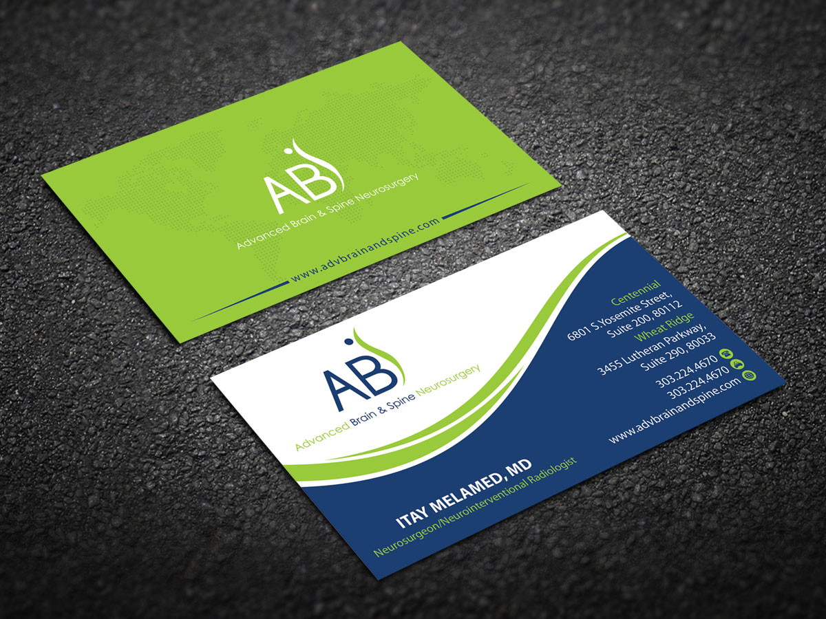 Business Card Design by alpesh9520 for Advanced Brain & Spine | Design #11222154