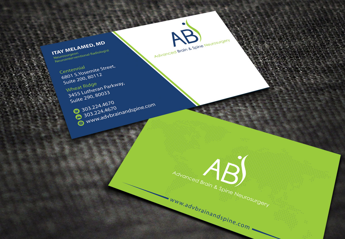 Business Card Design by alpesh9520 for Advanced Brain & Spine | Design #11223270