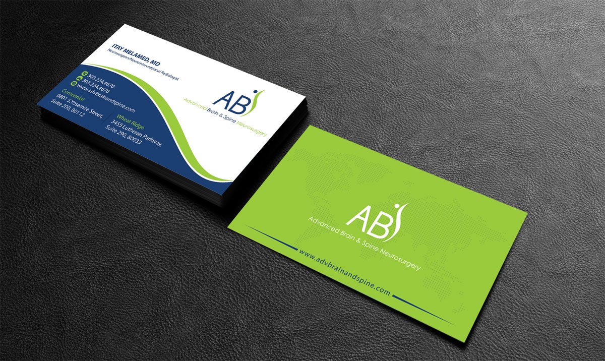 Business Card Design by alpesh9520 for Advanced Brain & Spine | Design #11223285