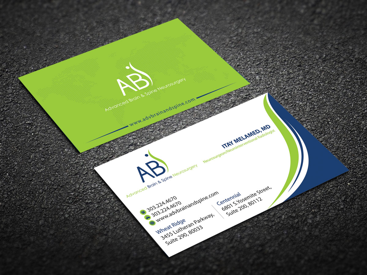 Business Card Design by alpesh9520 for Advanced Brain & Spine | Design #11223287