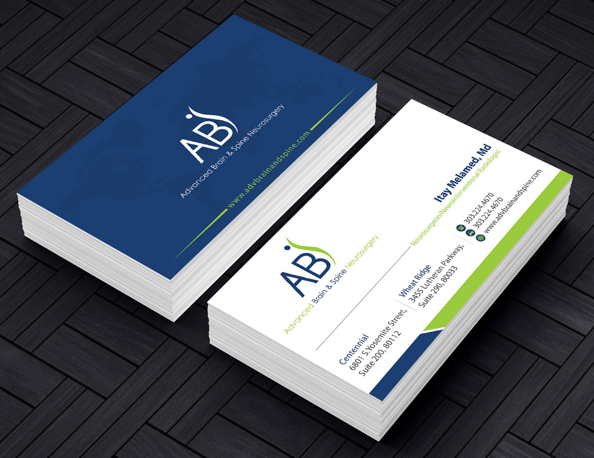 Business Card Design by alpesh9520 for Advanced Brain & Spine | Design #11233552