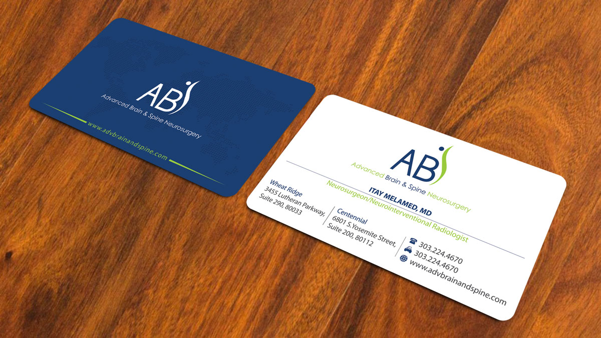 Business Card Design by alpesh9520 for Advanced Brain & Spine | Design #11233554