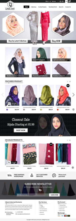 Web Design by Sbss for LJ EXQUISITE | Design: #11241974