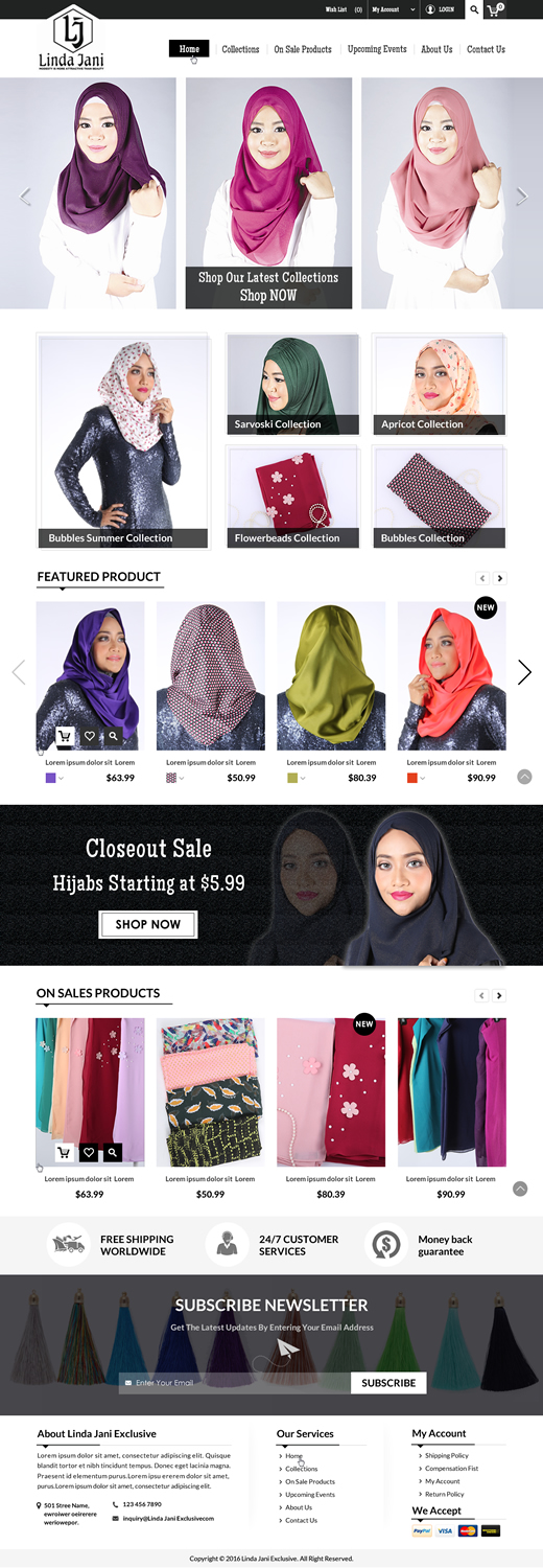 Web Design by Sbss for LJ EXQUISITE | Design #11241975