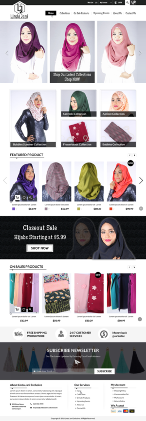 Web Design by Sbss for LJ EXQUISITE | Design: #11241975