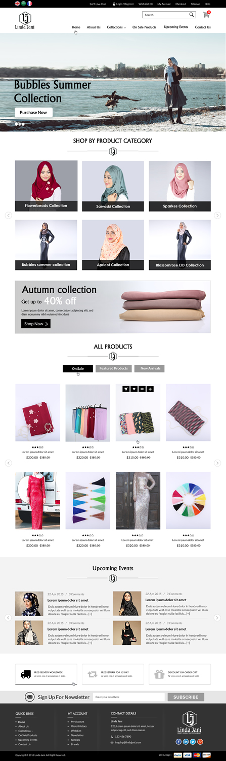 Web Design by Sbss for LJ EXQUISITE | Design #11242297