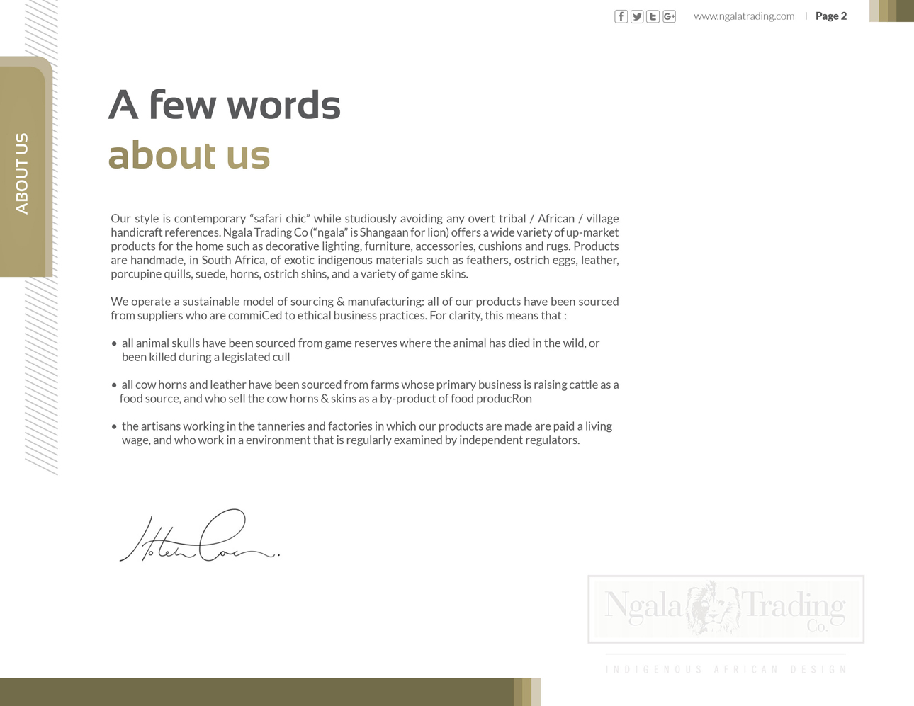 Brochure Design by iTech Graphics for Ngala Trading Co | Design #11201479