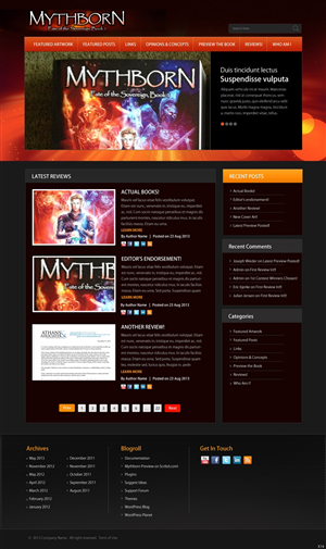 Wordpress Design by pb for this project | Design: #2300568