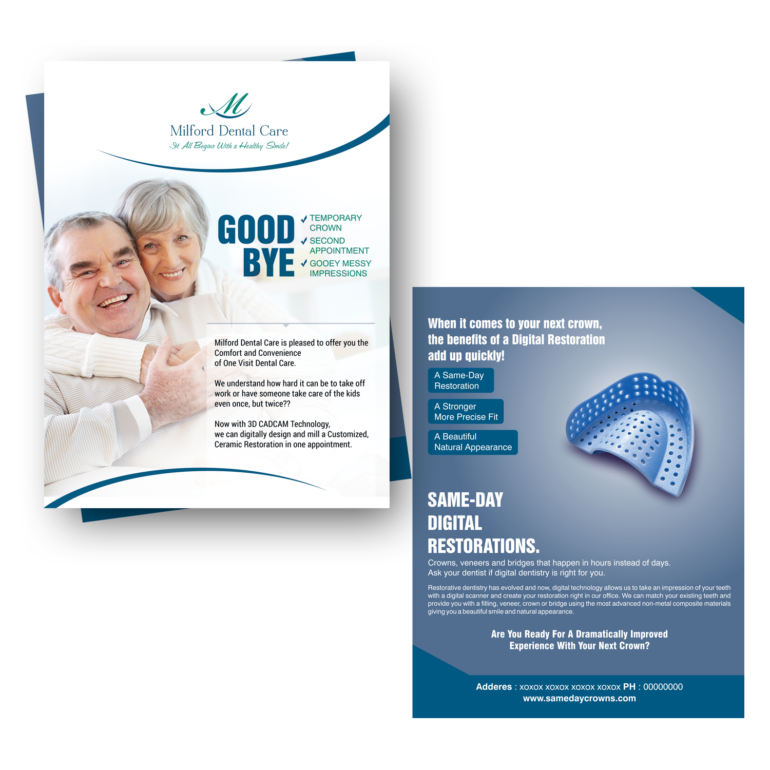 Flyer Design by uk for Milford Dental Care | Design #11467407