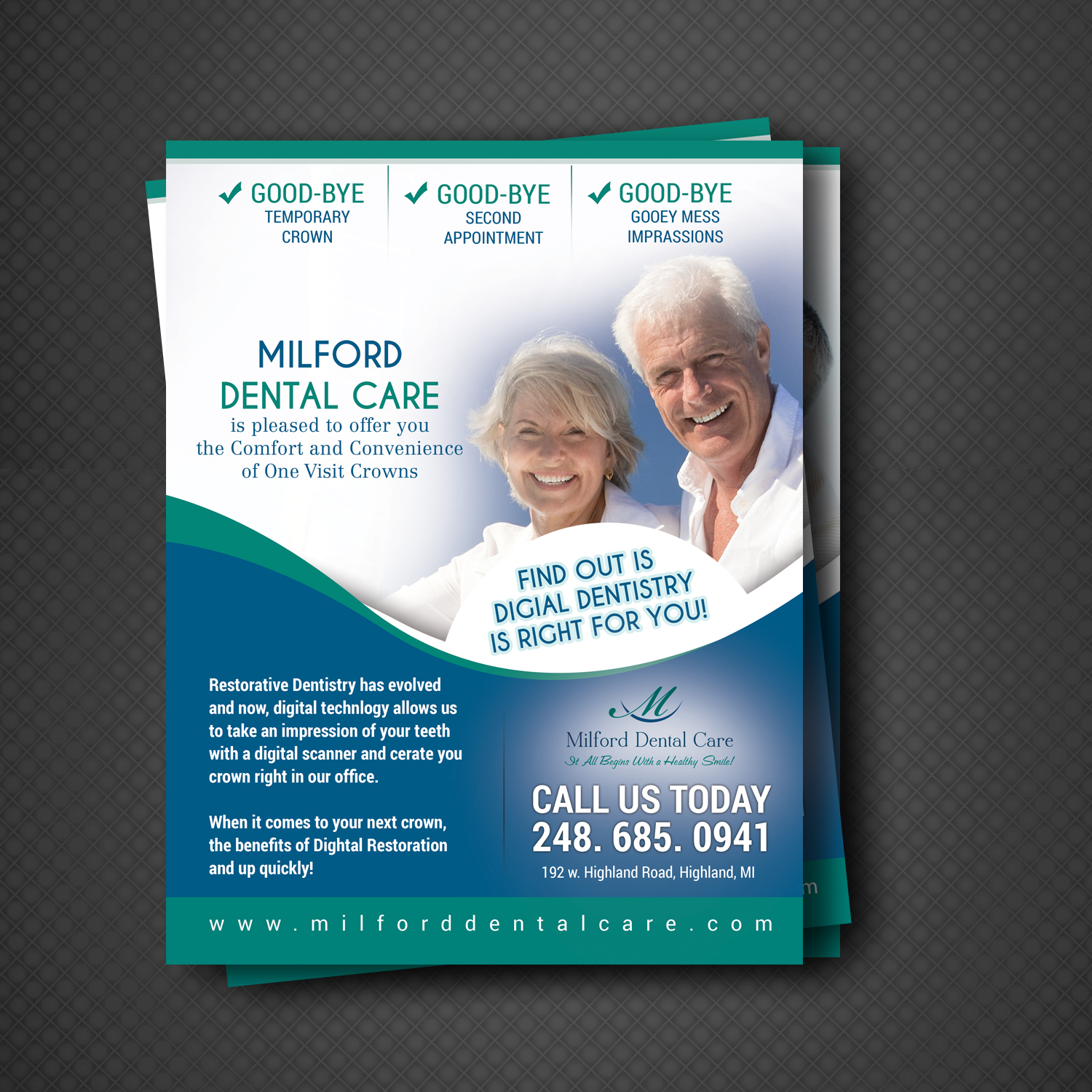Flyer Design by uk for Milford Dental Care | Design #11480692