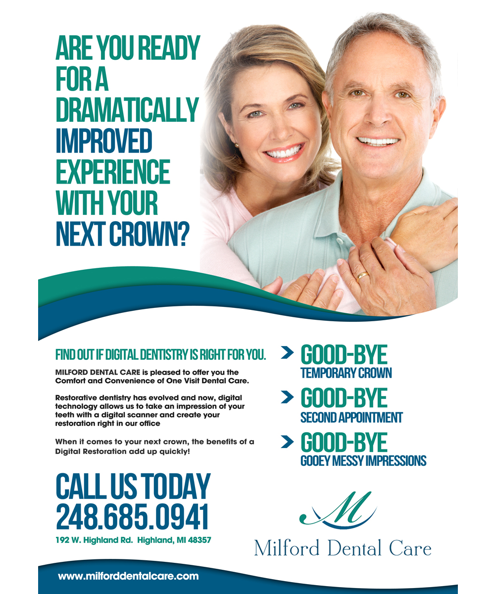 Flyer Design by jeffdefy for Milford Dental Care | Design #11423051