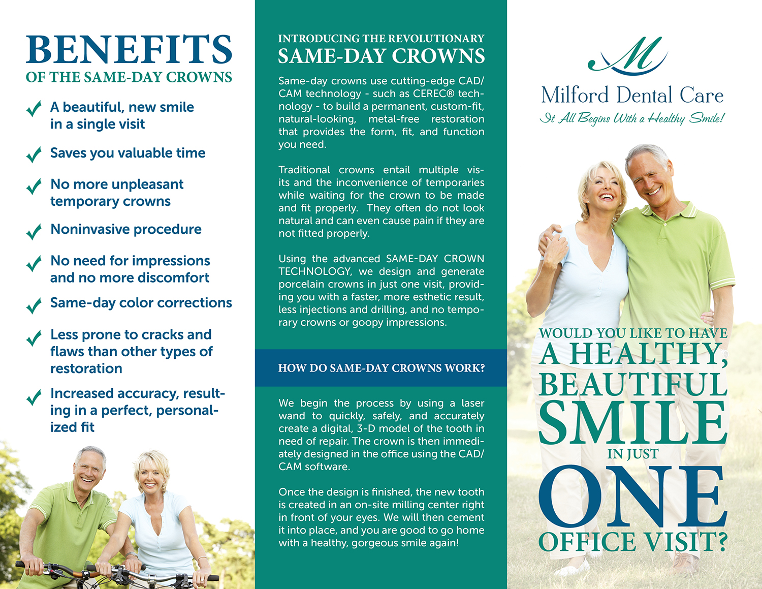 Flyer Design by RoundYellow for Milford Dental Care | Design #11356155