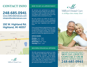 Flyer Design by RoundYellow for Milford Dental Care | Design: #11356156
