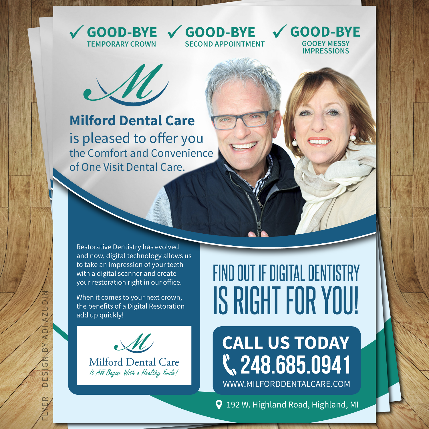 Flyer Design by adiazudin for Milford Dental Care | Design #11470299