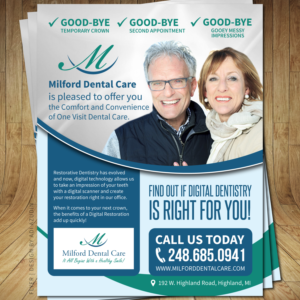 Flyer Design by adiazudin for Milford Dental Care | Design: #11470299