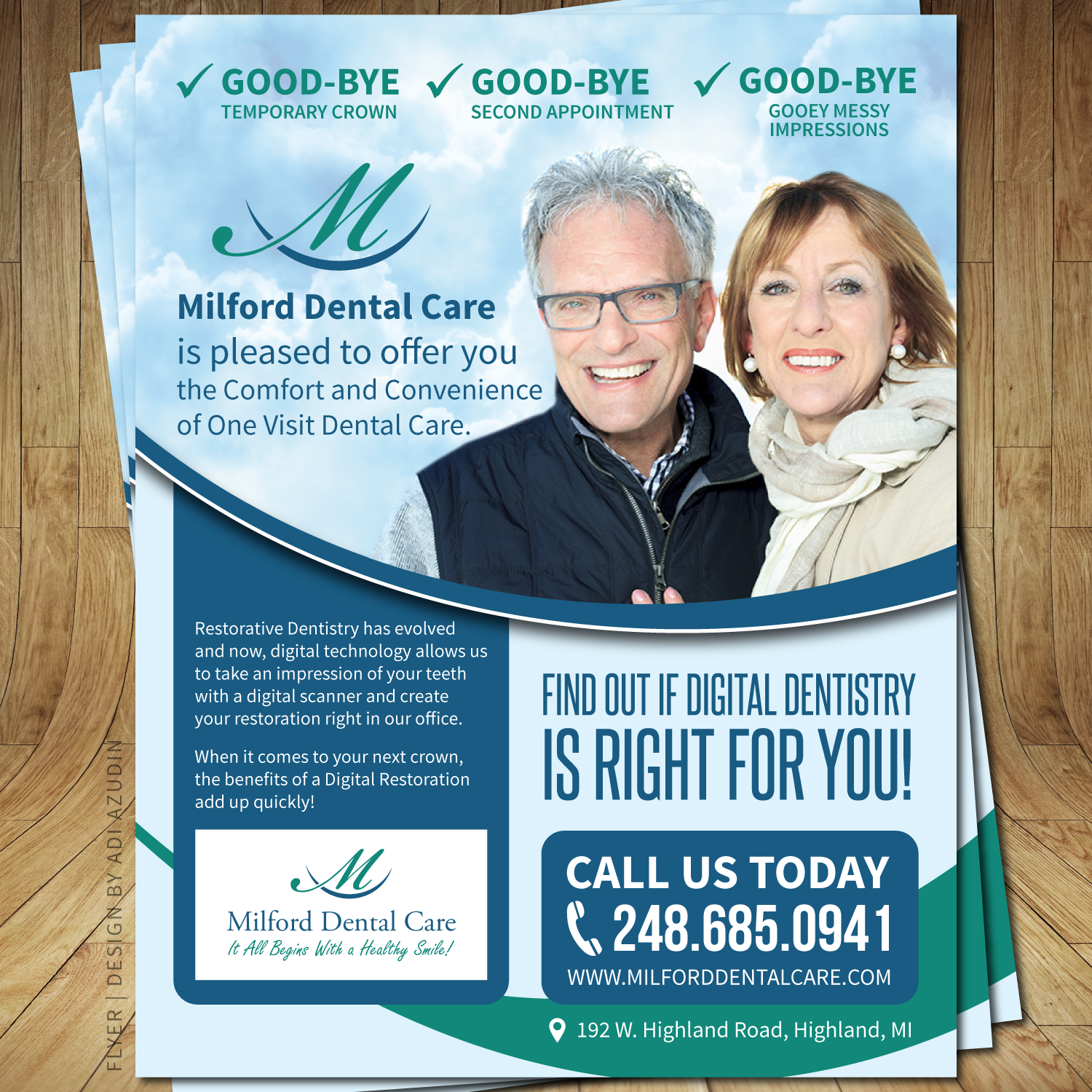 Flyer Design by adiazudin for Milford Dental Care | Design #11470427