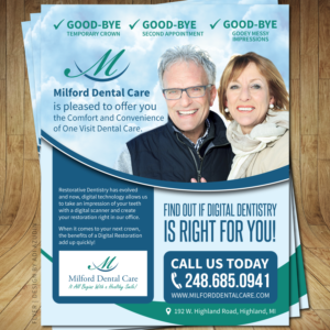 Flyer Design by adiazudin for Milford Dental Care | Design: #11470427