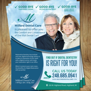 Flyer Design by adiazudin for Milford Dental Care | Design: #11474681