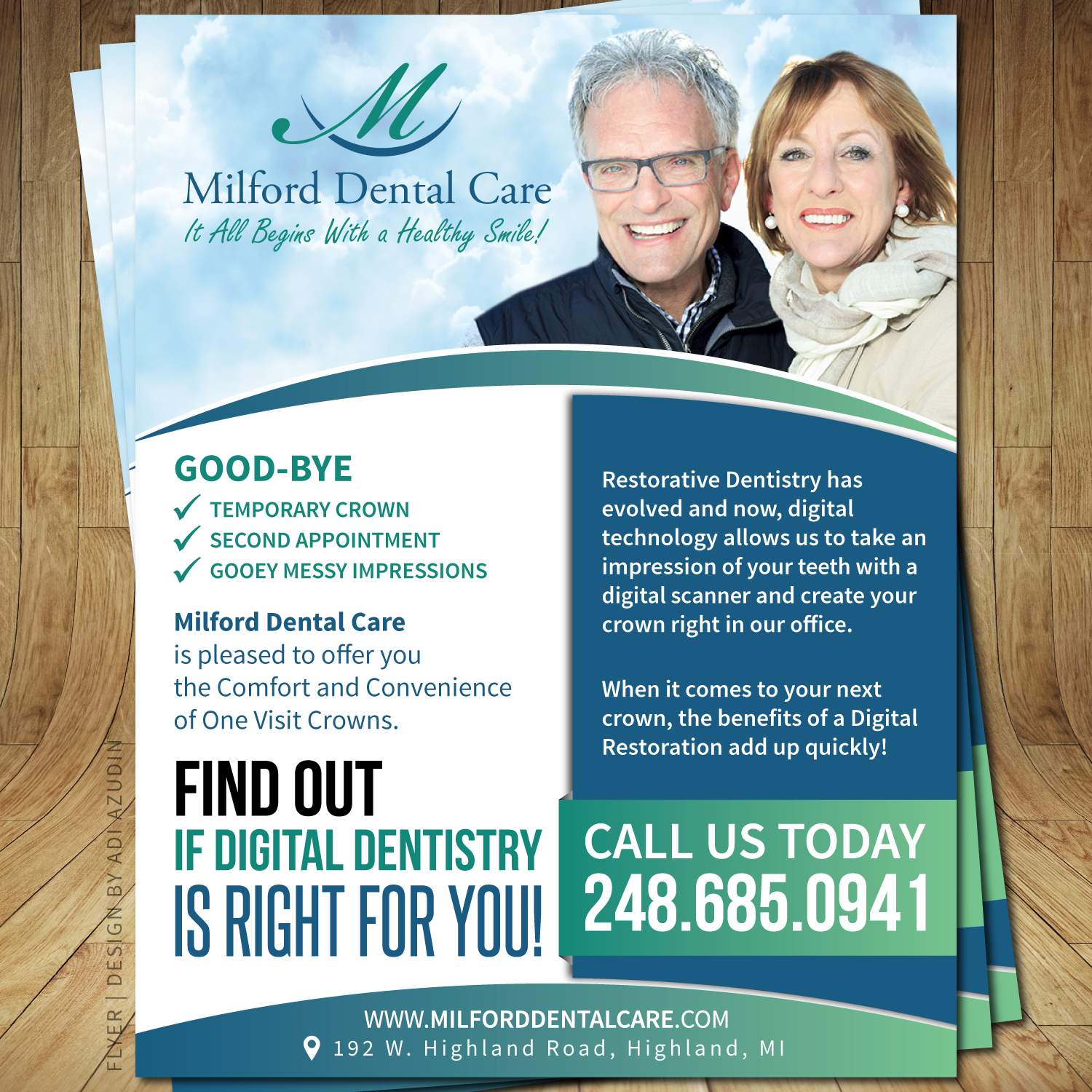 Flyer Design by adiazudin for Milford Dental Care | Design #11479987