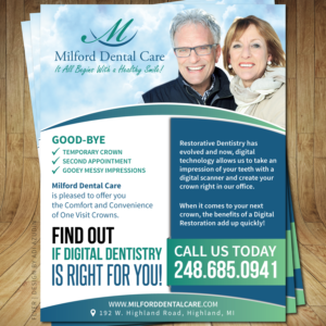 Flyer Design by adiazudin for Milford Dental Care | Design: #11479987