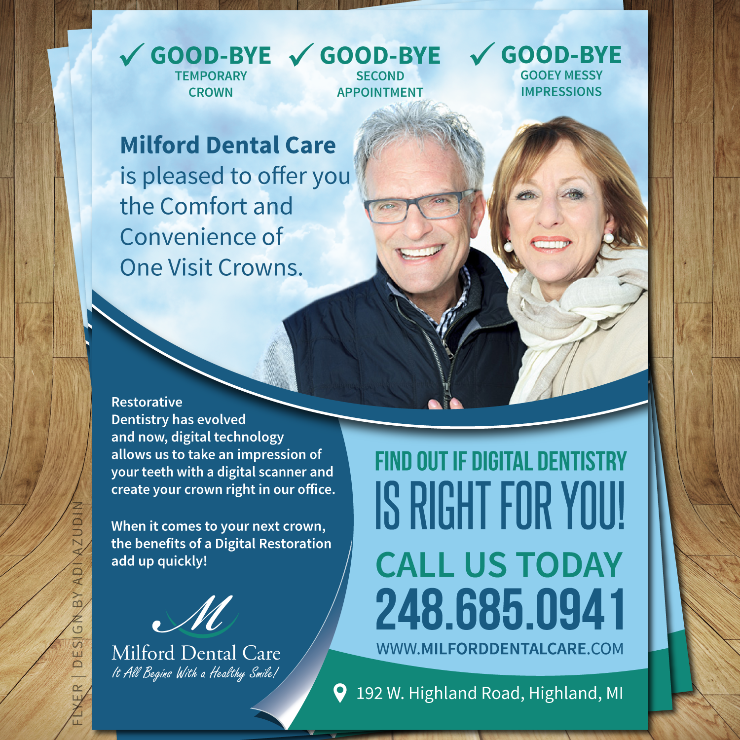 Flyer Design by adiazudin for Milford Dental Care | Design #11489914