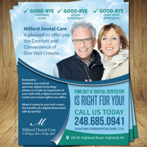 Flyer-Design von adiazudin für Milford Dental Care | Design: #11489914