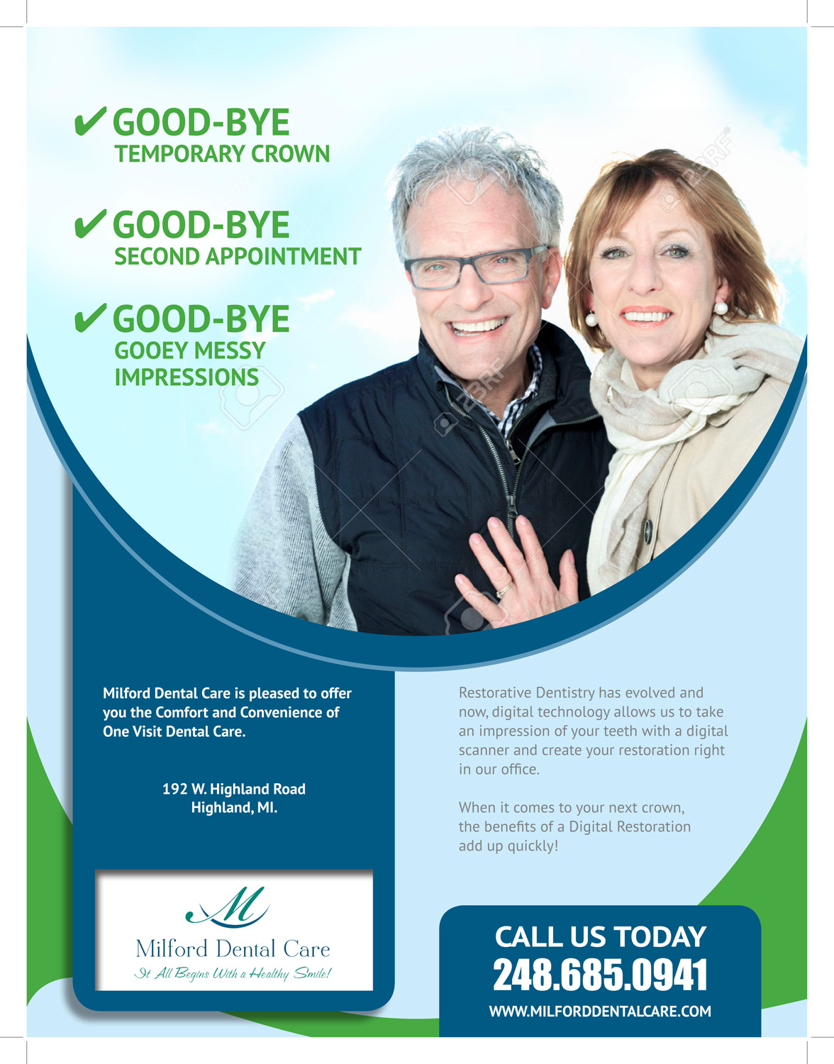 Flyer Design by Designer Mate for Milford Dental Care | Design #11461514