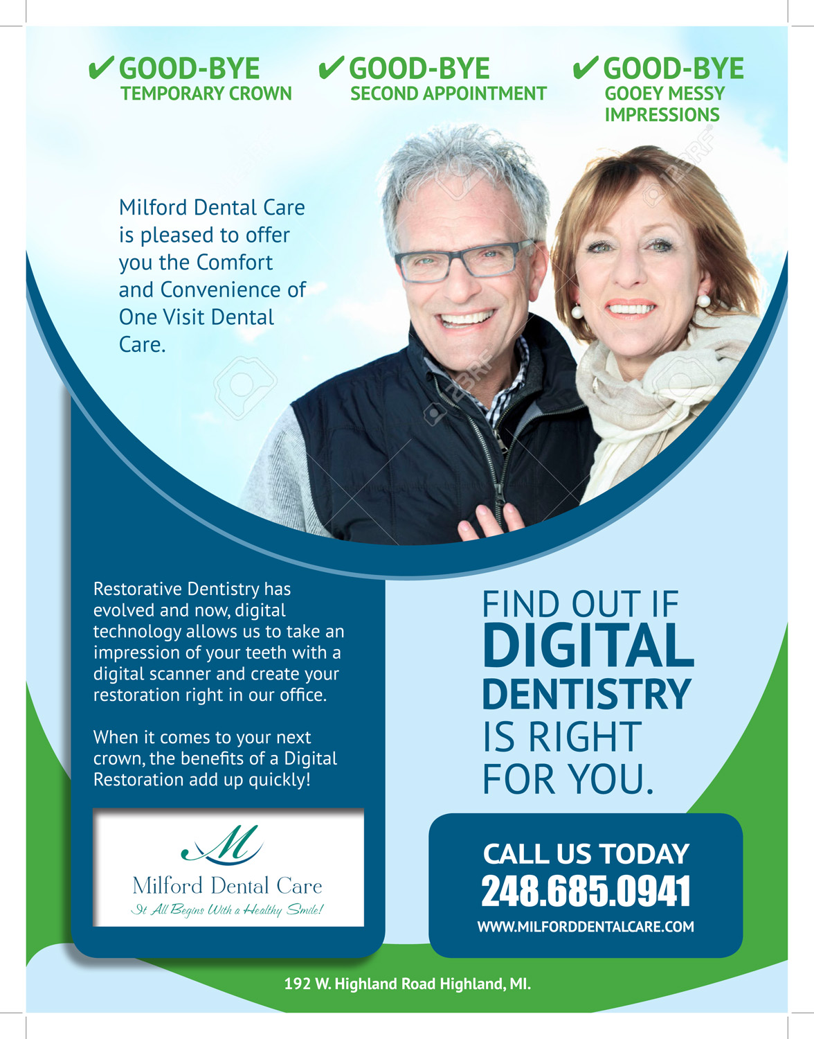 Flyer Design by Designer Mate for Milford Dental Care | Design #11465378