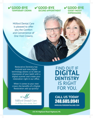 Flyer Design by Designer Mate for Milford Dental Care | Design: #11468801