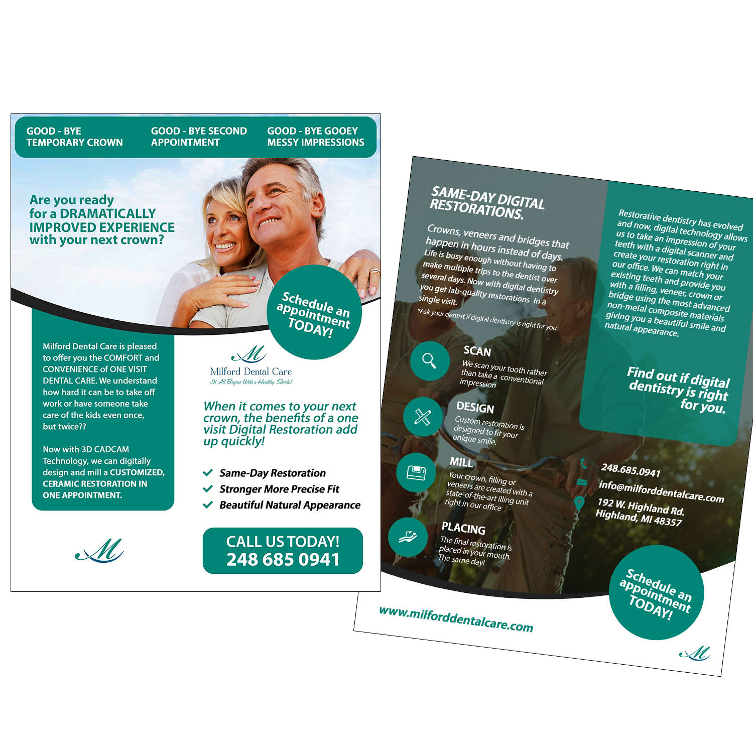 Flyer Design by DesignSolutions for Milford Dental Care | Design #11469907