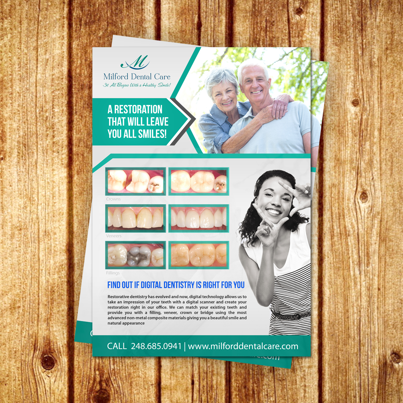 Flyer Design by debdesign for Milford Dental Care | Design #11375241