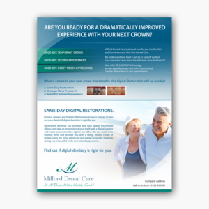 Flyer-Design von Gfx.26™ für Milford Dental Care | Design: #11378021