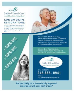 Flyer Design by instudio for Milford Dental Care | Design: #11531774