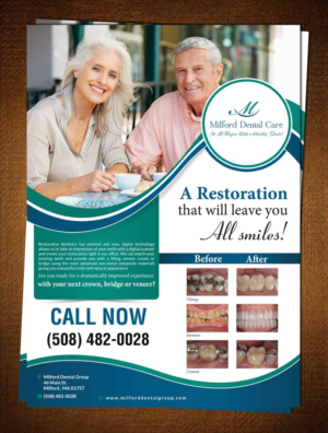 Flyer Design by creative.bugs for Milford Dental Care | Design: #11370379