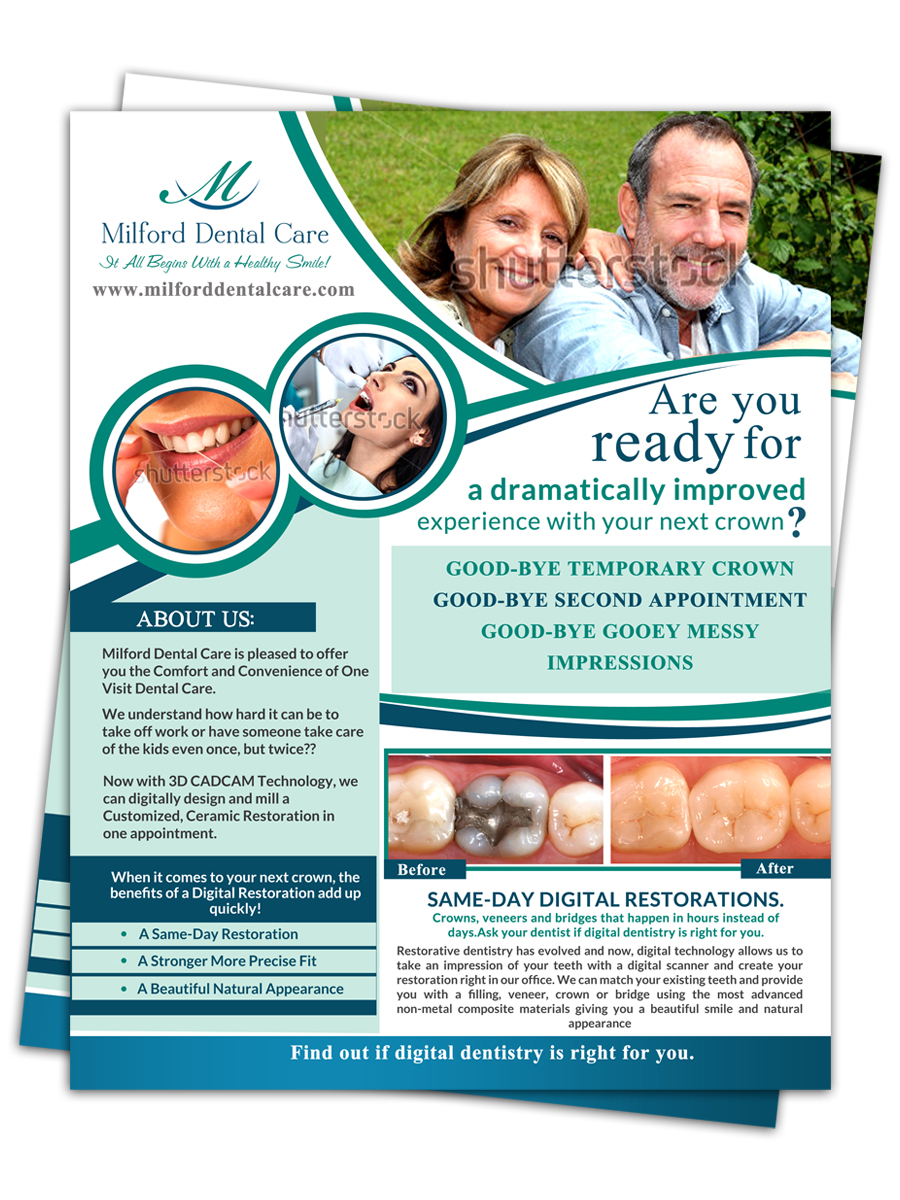 Flyer-Design von creative.bugs für Milford Dental Care | Design #11419356