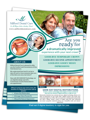 Flyer Design by creative.bugs for Milford Dental Care | Design: #11419356