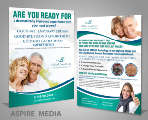 Flyer-Design von aspiremedia für Milford Dental Care | Design: #11390235
