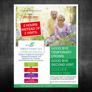 Flyer Design by CreativeKlub for Milford Dental Care | Design: #11373347