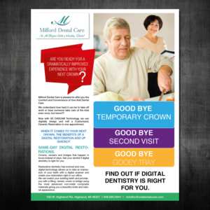 Flyer Design by CreativeKlub for Milford Dental Care | Design: #11375503