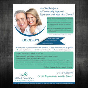 Flyer Design by CreativeKlub for Milford Dental Care | Design: #11376014
