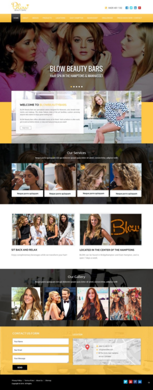 Web Design par pb pour ce projet | Design : #11214499