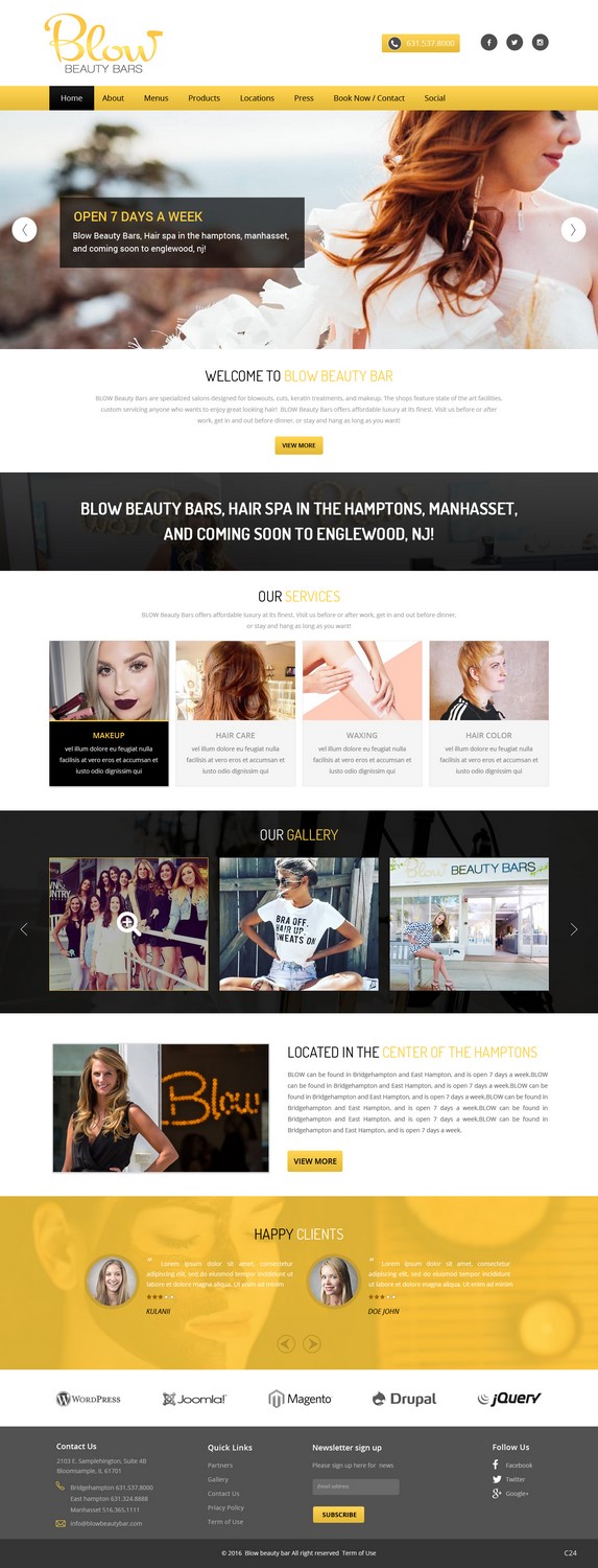 Web Design by pb for this project | Design #11221483