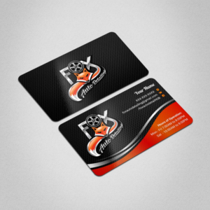 Business Card Design by INDIAN_Ashok for Fox Automotive Detailing | Design: #11216756