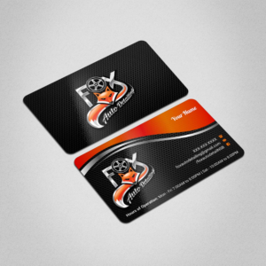 Business Card Design by INDIAN_Ashok for Fox Automotive Detailing | Design: #11216765