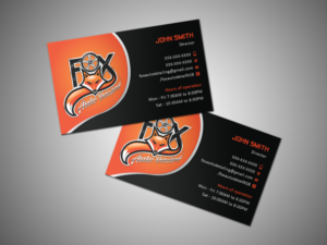 Business Card Design by Grafactory for Fox Automotive Detailing | Design: #11214834