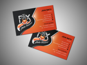 Business Card Design by Grafactory for Fox Automotive Detailing | Design: #11215107